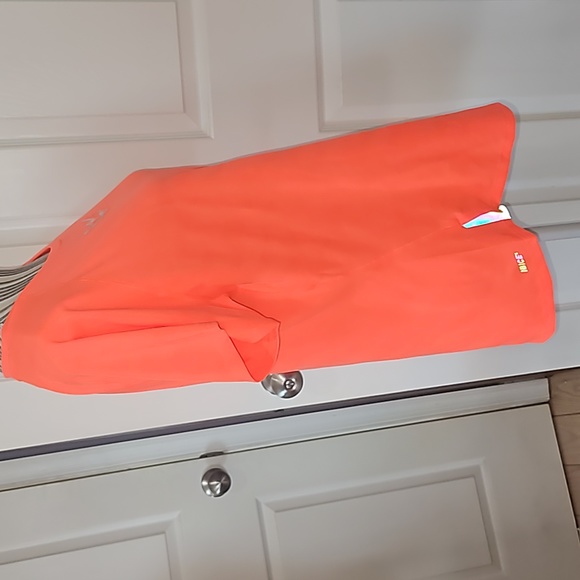 NEW BALANCE ICE X Women Activewear Short Sleeve Top T-shirt Neon Size L - Picture 9 of 13